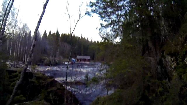 Сплав в Карелии. Бурная река. На катамаранах по Тохмайоки. Ночь в палатках. смотреть онлайн