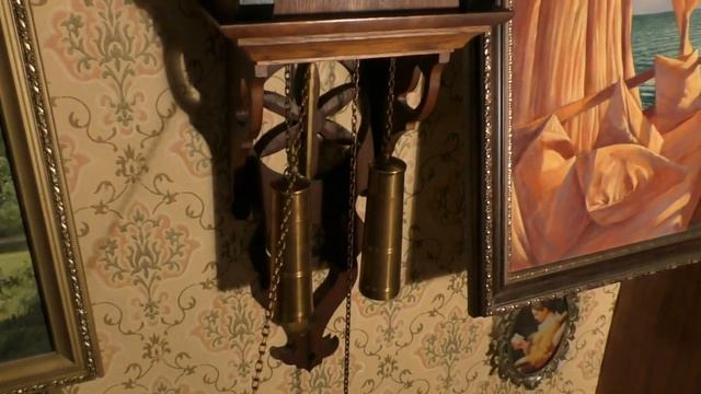 ЧАСЫ Легендарный ШКИПЕР.ГОЛЛАНДИЯ.Антикварные.Красивые.Настенные