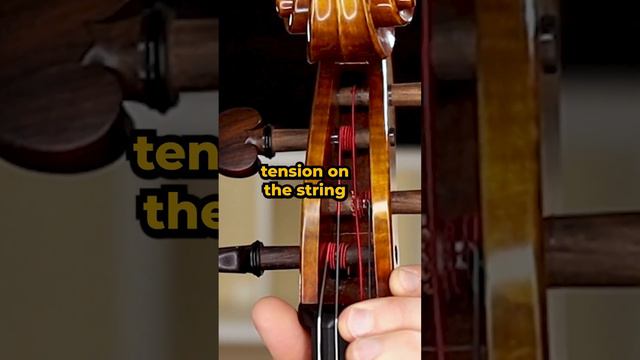 Changing Cello Strings Step 2 - Use the Whole String