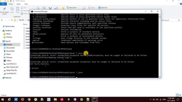 RMI in java in hindi lec-4 Program in notepad (compilation and execution) смотреть онлайн