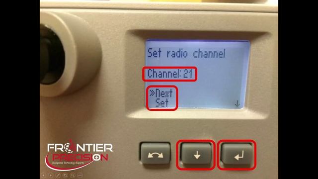 Trimble Robotic Total Station Radio Configuration смотреть онлайн