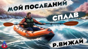 ✅ Мой последний весенний сплав по реке Вижай на надувной байдарке хатанга #volkofflife