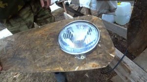 Установил 6 ФАР   на иж комби. Теперь ночью дорогу видно как днём: