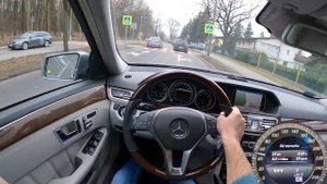 Mercedes E W212 | E250 CDI 204 HP | POV Test Drive