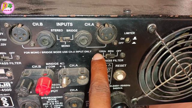 Amplifier Ke Back Panel Ka Setting Kaise Kare || Mashin Ke Piche Ke Switch Ka Setting Kaise Kare