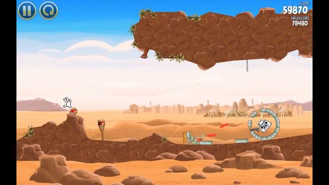 Прохождение 3 звезды Angry Birds Star Wars (11-20 уровни) #1 смотреть онлайн