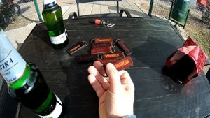 Встреча с мотобродягой из канала "Жажда Свободы". "Теплые" полчаса и снова в путь.