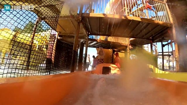 ALL WATER SLIDES at Zoombezi Bay Water Park in Ohio! смотреть онлайн