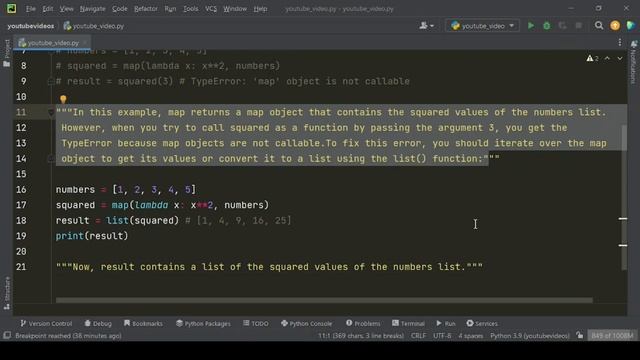 "Fixing TypeError 'map' Object Not Callable in Python" смотреть онлайн