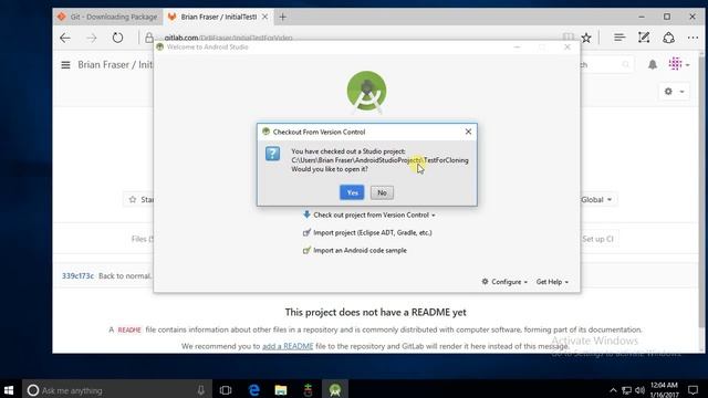 Git Clone in Android Studio: Android Programming смотреть онлайн