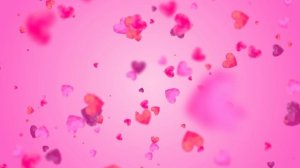 60:00 Minutes / Polygonal Heart Particles Pink Background Featuring Valentine’s Day 4K (Free)