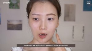 얼굴작아지고, 눈 2배 커지는 코랄 성형 메이크업 | 사각턱, 다크서클, 쌍꺼풀 (블랙헤드, 여드름 없애는 완벽 커버)