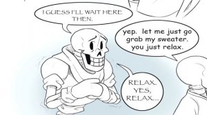 Undertale Comic - Sick Day