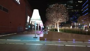 Ночной вид на ТЦ Метрополис на Войковской в Москве