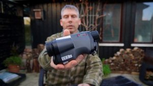 HIKMICRO GRYPHON GQ35L. Thermal monocular with rangefinder. Termisk spotter med afstandsmåler.