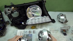 TOYOTA LAND CRUISER 200 тюнинг и ремонт фары, установка светодиодных модулей Bi Led