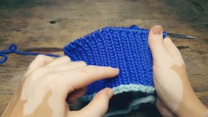 Идеальная горловина. МК. Спицами.