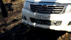 В Новосадовый, Offroad на пикапах Hilux по жидкой грязи