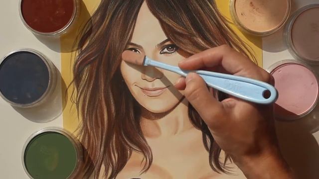 Портрет пастелью. Процесс. Видео 4 смотреть онлайн