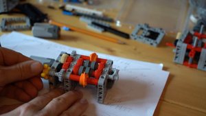 LEGO. Коробка передач 4 ступени