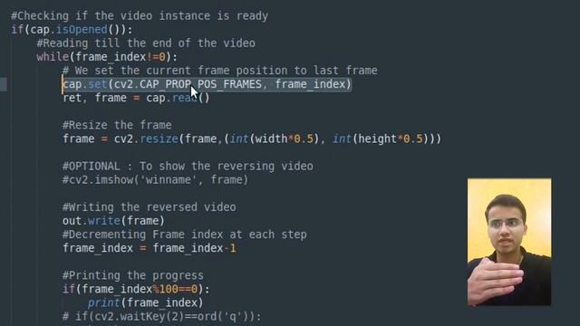 Computer Vision Project | PYTHON-OPENCV Project | Reverse Video in 5 min | Code and Explanation
