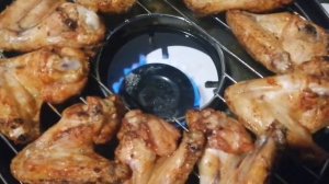 Газ-гриль Сковорода. Жареные домашние крылышки. Быстро и вкусно