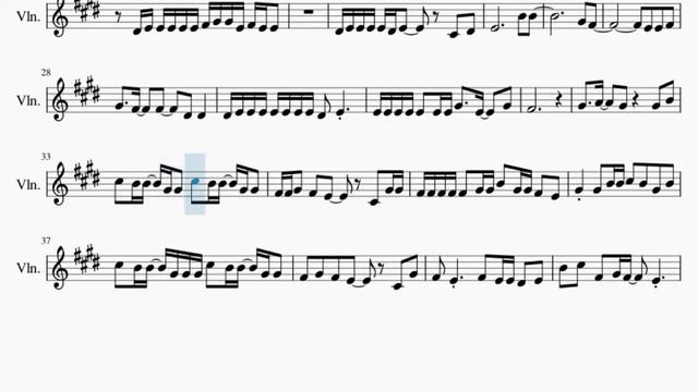 Violin Sheet Music: How to play Thats Why I Gave Up On Music by Yorushika