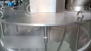 Шнековый дозатор в линии для фасовки порошка в бутыли