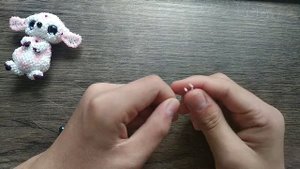 Корзинки для бусин. Ушан из бисера амигуруми. Мастер класс.