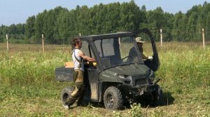 Охота на фазана в охотхозяйстве "Сечуга". Polaris Ranger 400