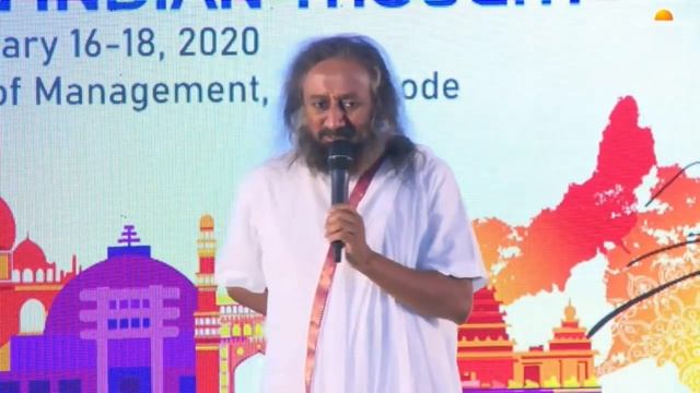Речь Шри Шри "Глобализация индийской мысли" в Индийском институте управления смотреть онлайн