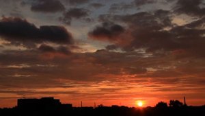 Закат солнца. Красивый закат. Закат над городом. Sunset. Beautiful sunset. Sunset over the city