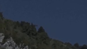 Реальная съёмка НЛО в горах