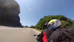 Сорвались на море на мотоцикле Suzuki Hayabusa gsx 1300r,