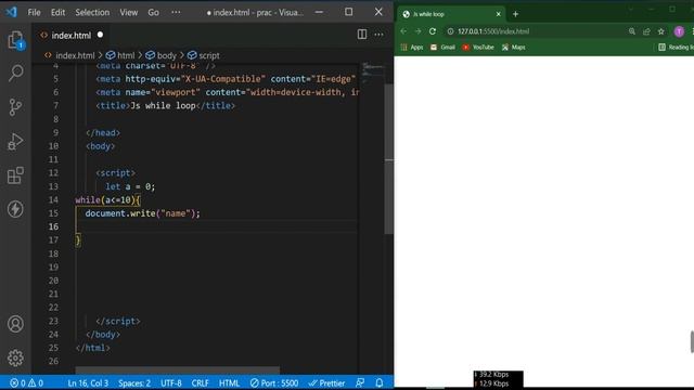 While Loop in JavaScript  ||  JS Tutorial for Beginners in Bengali 2022