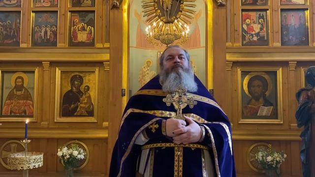Проповедь иерея Игоря Спартесного - Седмица 4-я Великого поста, Крестопоклонная. Поминовение усопши смотреть онлайн