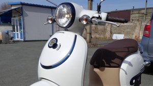 Honda Giorno AF-77 NEW/белый/04.2024