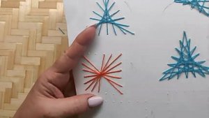 Изонить. Часть 2. Треугольник, квадрат и прямоугольник #изонить #вышивкапокартону