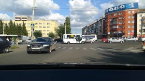 Поворот налево на регулируемом перекрёстке ул мопра на комсомольскую