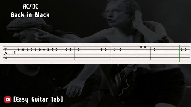 AC/DC - Back in Black Guitar Tutorial [Tab] смотреть онлайн