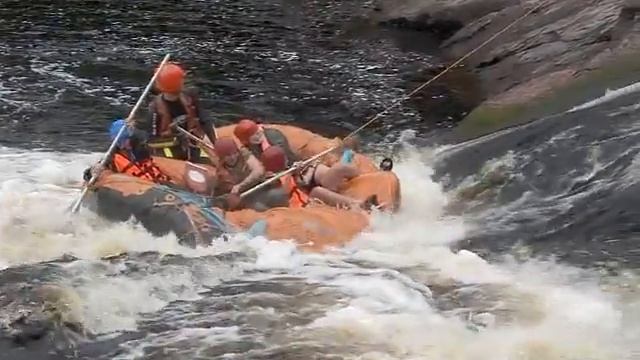 Порог Мельница, А. Коган в бочке (продолжение).avi смотреть онлайн