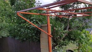 Подъемно поворотные ворота на 4 рычяга .Зет системы.