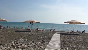 ? ЭКСКУРСИЯ по ХОСТЕ по ул. Ялтинская до пляжей Волна и МВД Хоста : Пляжи в Хосте : Отдых в Хосте