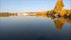 Город Реж Свердловской области. Природа, виды, городской пруд.