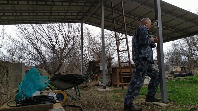 Проводим электричество под навес смотреть онлайн