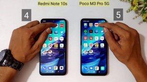 Redmi note 10s vs Poco m3 pro 5G  Comparison ( speed test, antutu score, downloading speed..etc )