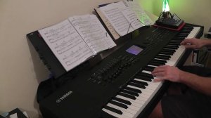 Yamaha MOTIF XF8 live demo performance