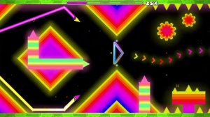 Geometry Dash Easy Demon: Blue Flame by SaabS | 3 Coins