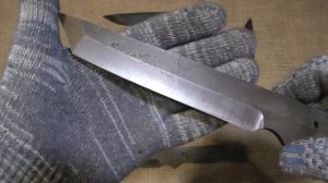 Рабочие клинки из ножевой стали у10