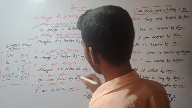 Change In To Passive Voice // Simple present Tense Rule смотреть онлайн